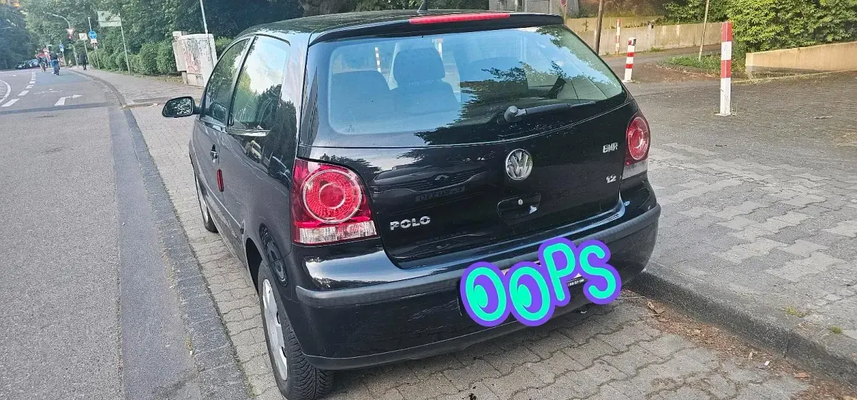 Gebraucht VW Polo 71 PS (52 kW) 2009 Schwarz Kleinwagen
