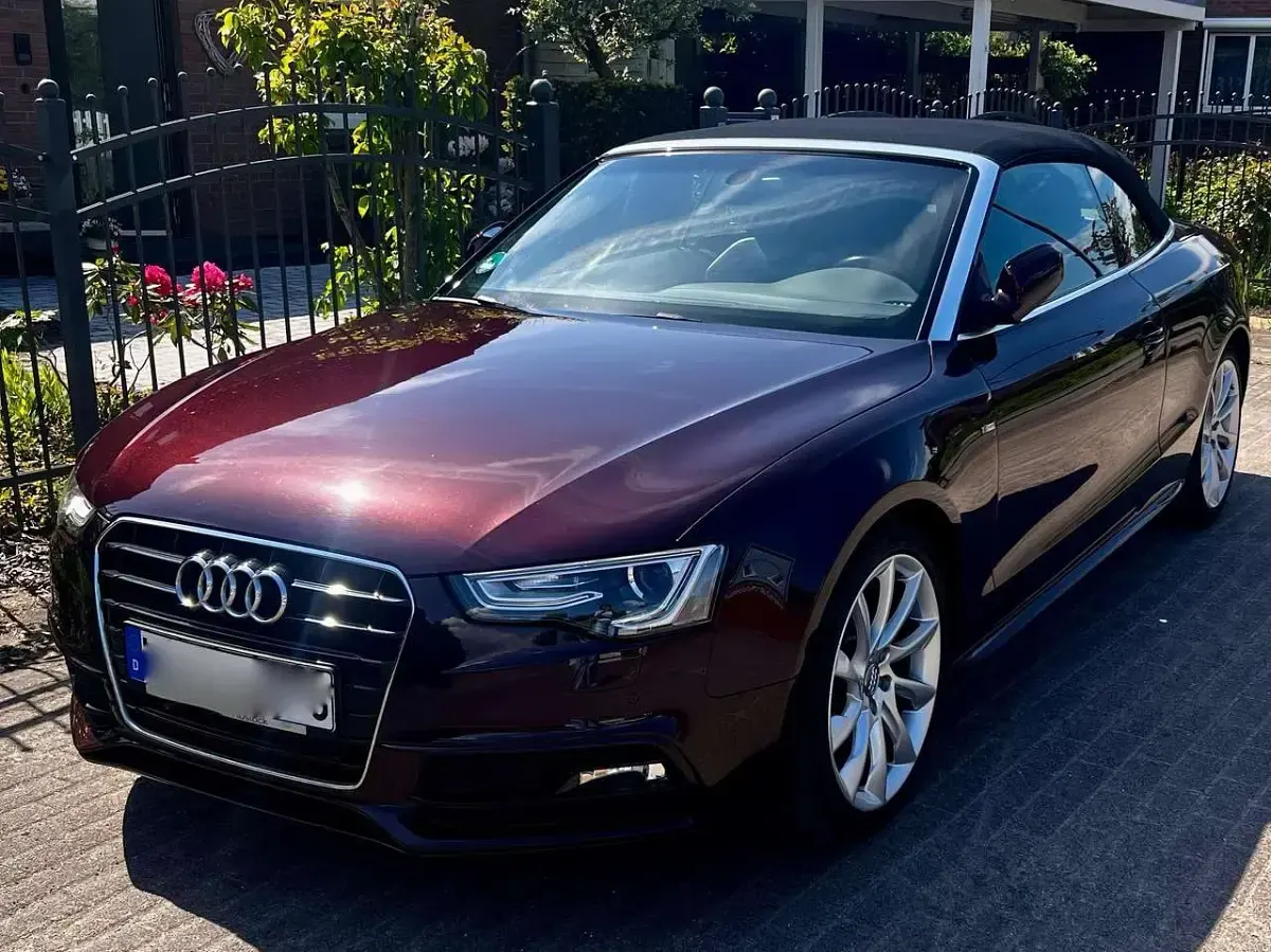 Gebraucht Audi A5 Cabriolet 224 PS (164 kW) 2015 Rot Cabrio