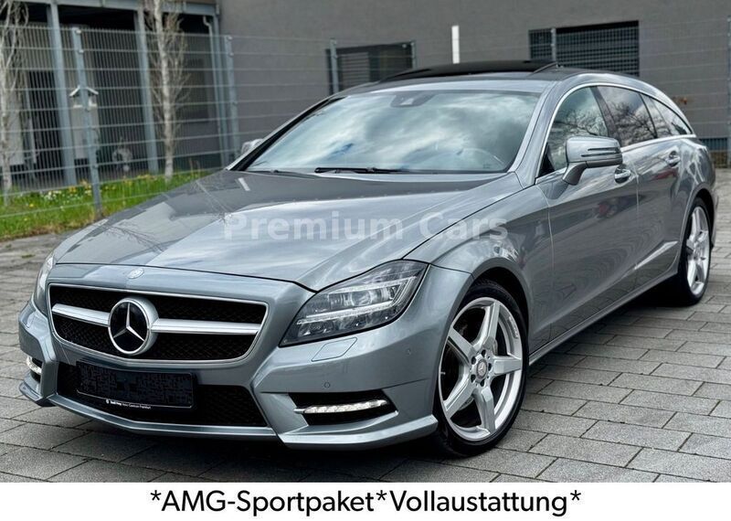 Silber Gebraucht 2014 Mercedes CLS350 Shooting Brake AMG Kombi | 15.990 € (Guter Preis) - Bild 1/4