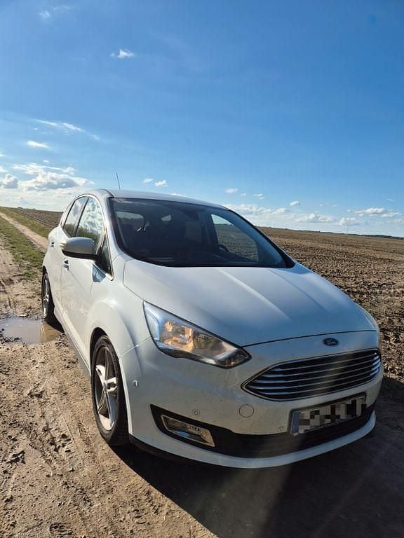 Weiß Gebraucht 2016 Ford C-MAX Titanium Van / Kleinbus | 6.999 € (Guter Preis) - Bild 1/4