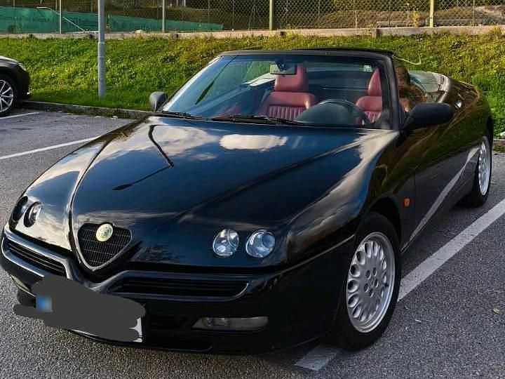 Gebraucht Alfa Romeo Spider 150 PS (110 kW) 1997 Schwarz Cabrio