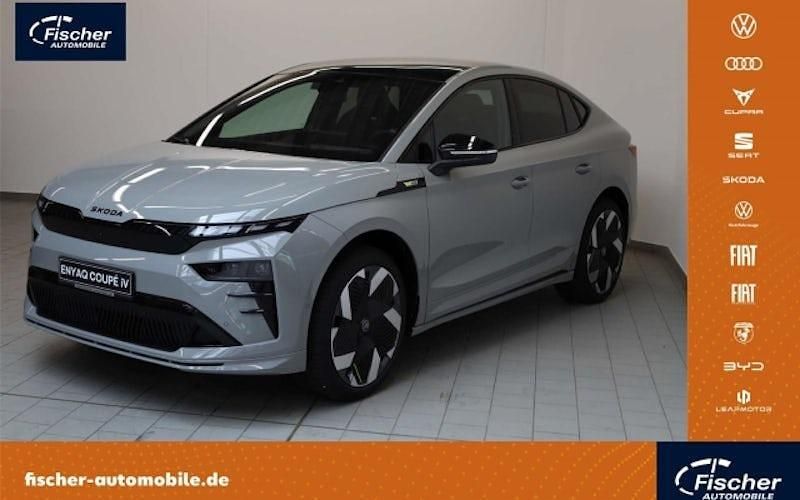 Grau Gebraucht 2025 Skoda Enyaq iV RS SUV | 58.480 € (Teuer) - Bild 1/4