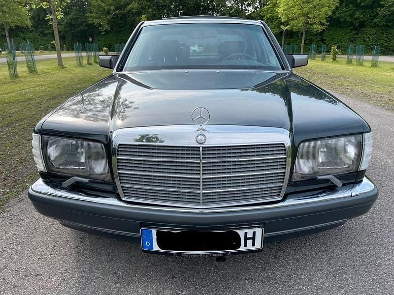 Blau Gebraucht 1989 Mercedes 300 SE Limousine | 15.000 € - Bild 1/4