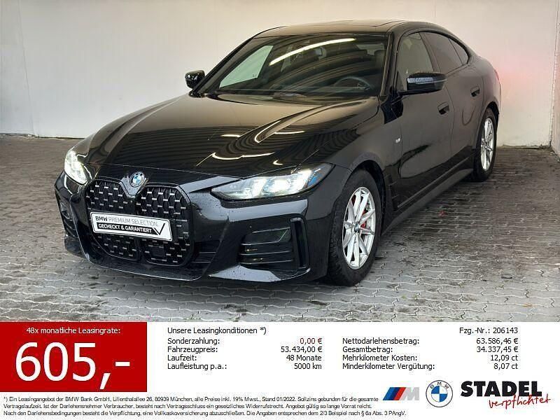 Schwarz Gebraucht 2025 BMW 430 Gran Coupé Comfort Edition Coupé | 52.940 € (Fairer Preis) - Bild 1/3