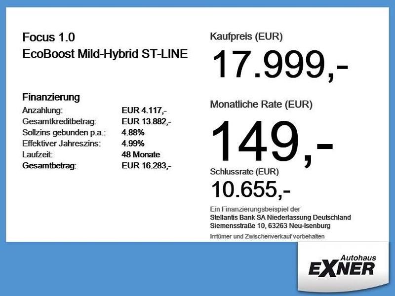 Second-hand Ford Focus ST-Line 2023 Albastru