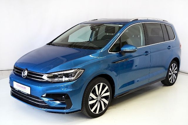 Gebraucht VW Touran Highline 150 PS (110 kW) 2016 Blau metallic Van / Kleinbus