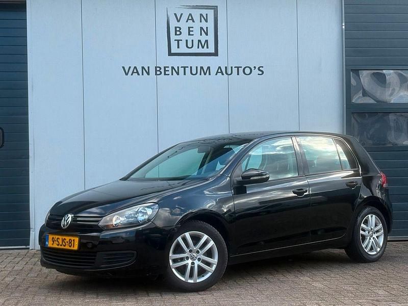 Gebraucht VW Golf VI Trendline 80 PS (58 kW) 2010 Schwarz Kleinwagen