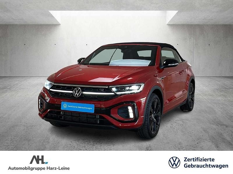 Rot Gebraucht 2024 VW T-Roc Cabriolet R-line Cabrio | 36.785 € (Etwas zu teuer) - Bild 1/3