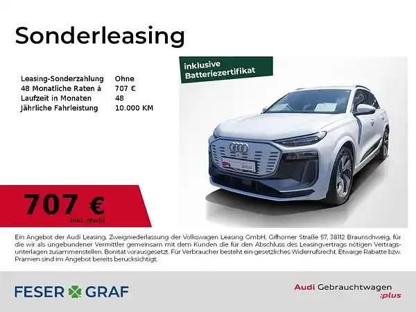 Gletscherweiß Gebraucht 2024 Audi e-tron Ambiente SUV | 64.480 € (Fairer Preis) - Bild 1/4