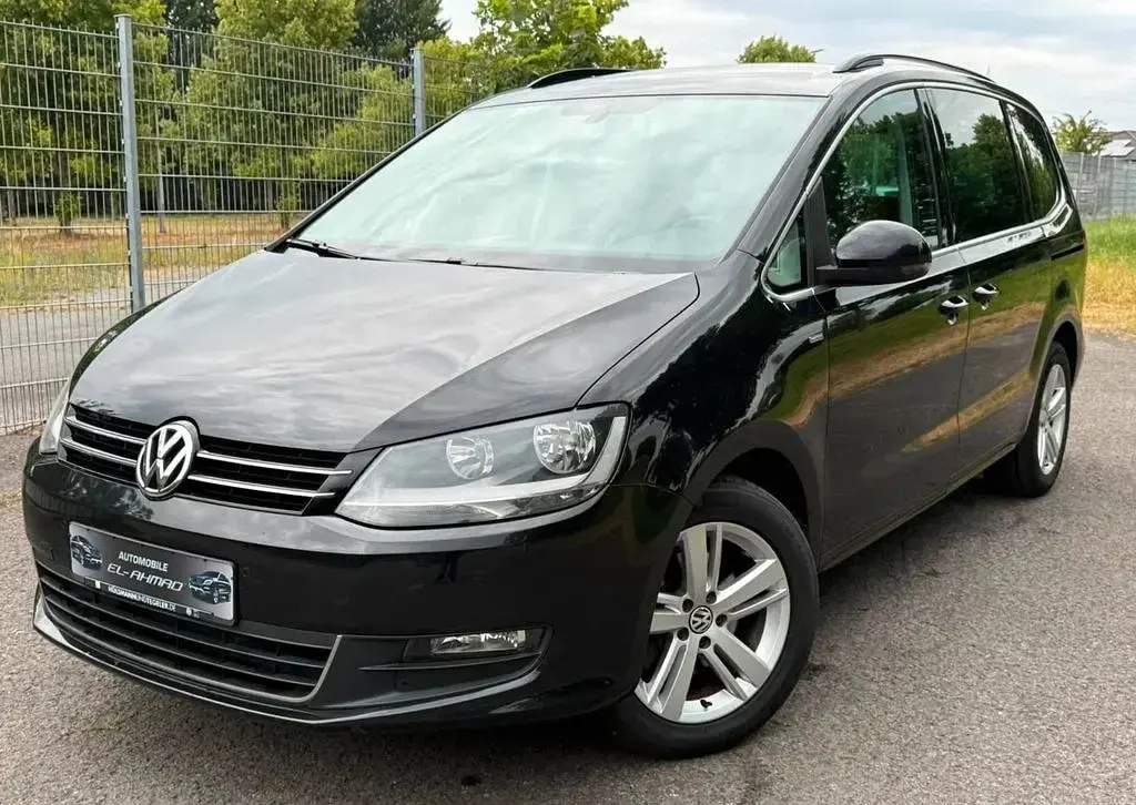 Gebraucht VW Sharan Match 140 PS (102 kW) 2012 Schwarz Van / Kleinbus