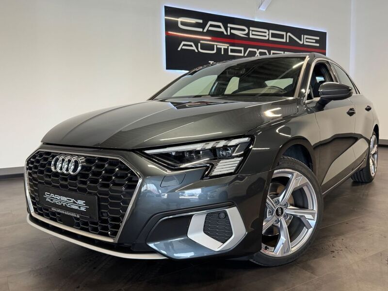 Manhattangrau metallic Gebraucht 2021 Audi A3 S-Line Limousine | 22.990 € (Fairer Preis) - Bild 1/4