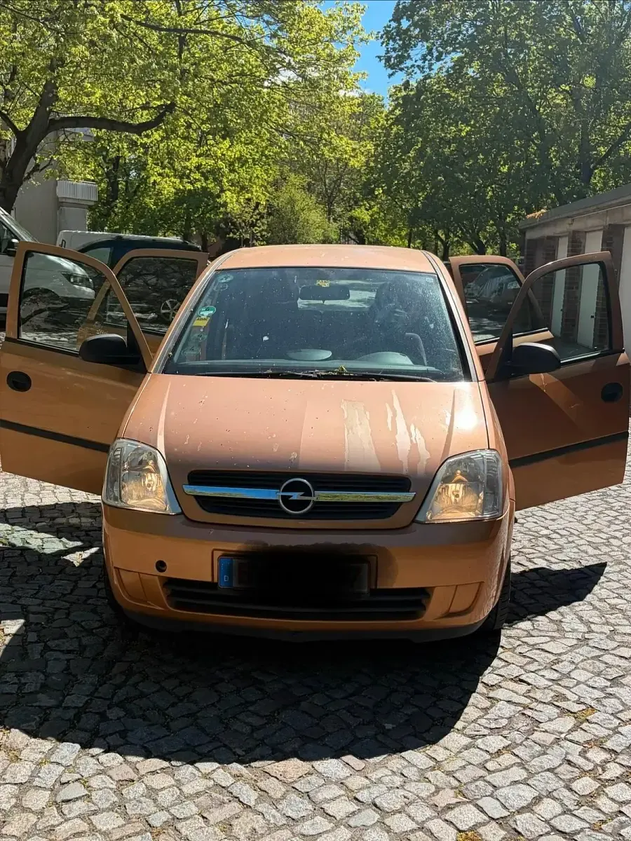 Usata Opel Meriva 95 CV (69 kW) 2004 Arancione Monovolume