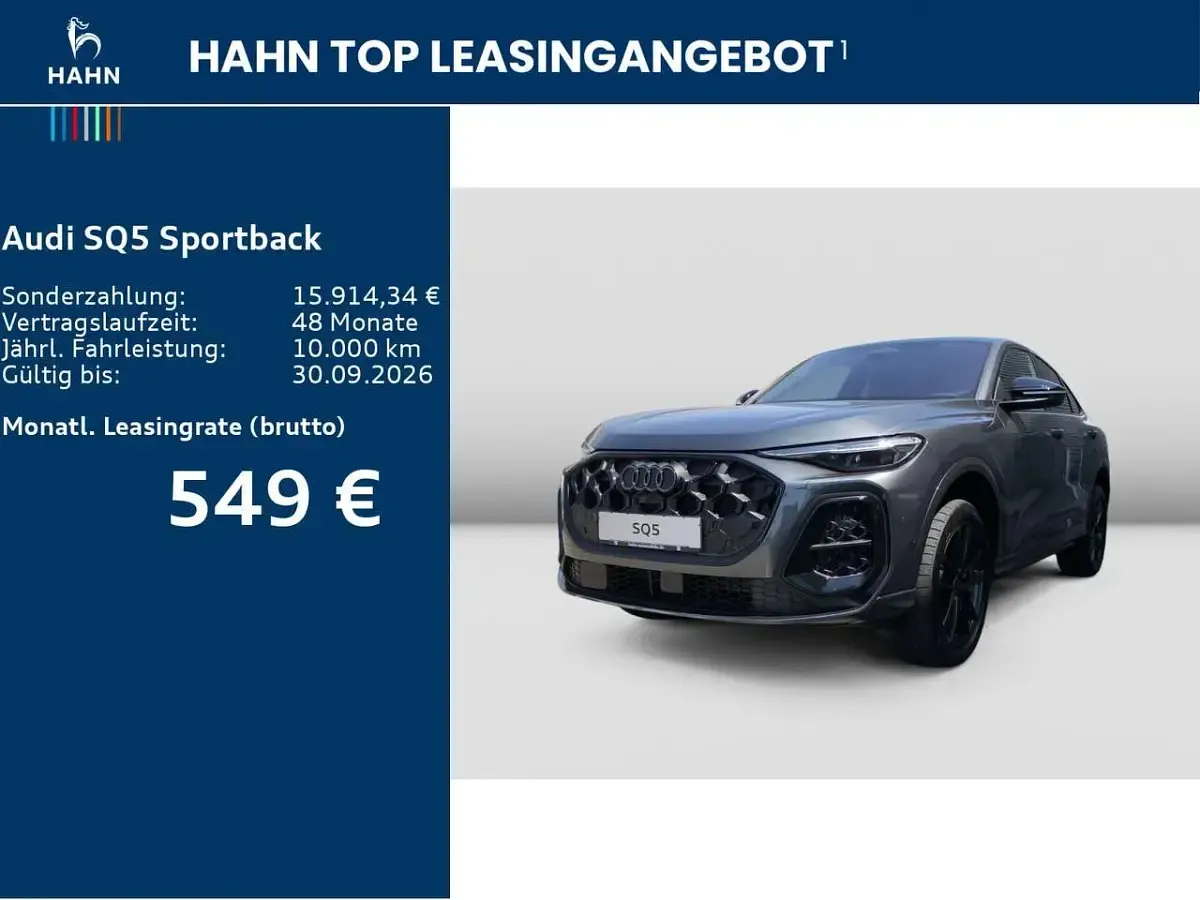 Gebraucht Audi SQ5 367 PS (269 kW) 2026 Daytonagrau perleffekt SUV