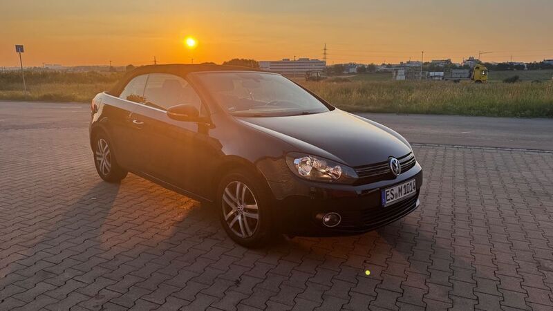 Schwarz Gebraucht 2012 VW Golf Cabriolet Cabrio | 4.000 € (Guter Preis) - Bild 1/4