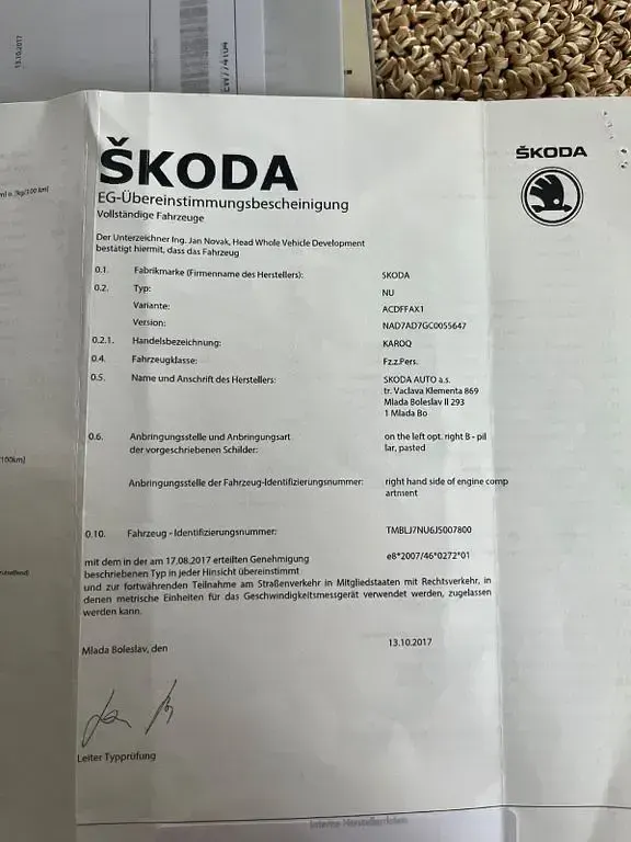 Gebraucht Skoda Karoq Style 150 PS (110 kW) 2018 Weiß SUV