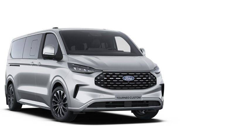 Digital aqua blue metallic Neu 2024 Ford Tourneo Custom Titanium X | 70.727 € (Teuer) - Bild 1/1