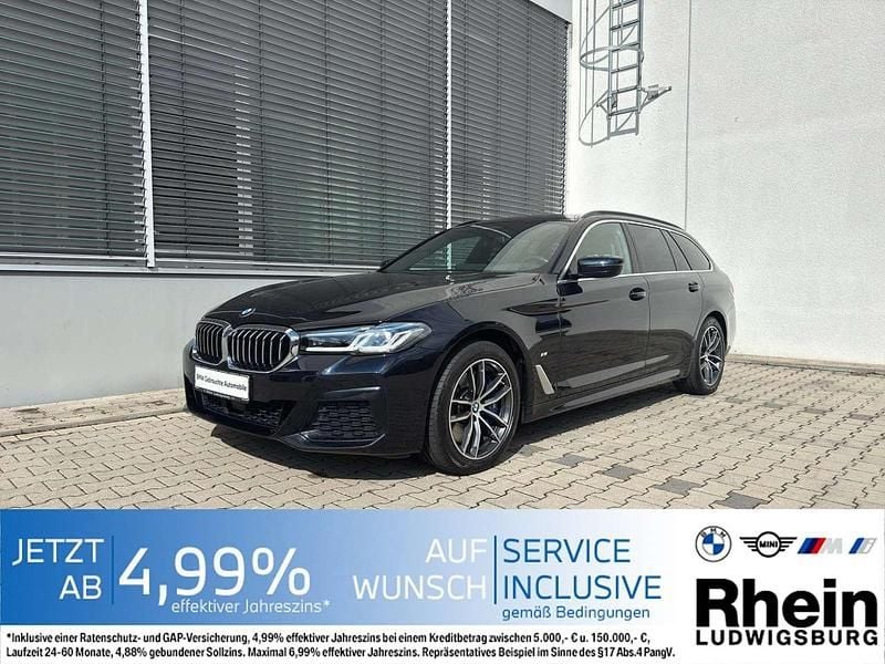 M carbonschwarz metallic Gebraucht 2022 BMW 540 M Sport Kombi | 41.489 € (Fairer Preis) - Bild 1/4