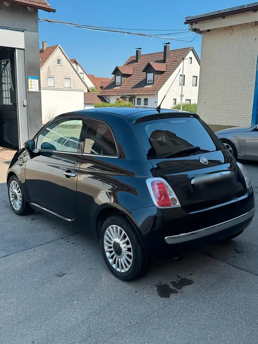 Gebraucht Fiat 500 Lounge 86 PS (63 kW) 2012 Schwarz Kleinwagen