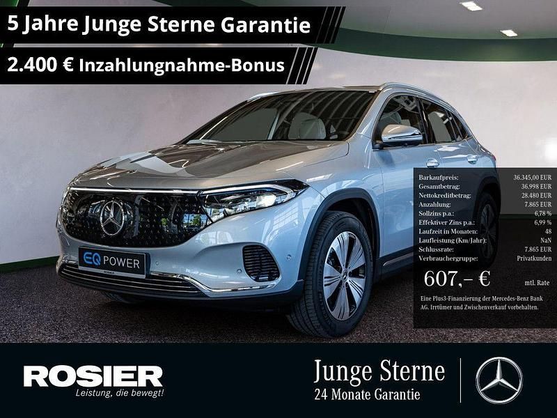Silber / hightechsilber (metallic) Gebraucht 2024 Mercedes EQA350 Advanced SUV | 41.780 € (Teuer) - Bild 1/4
