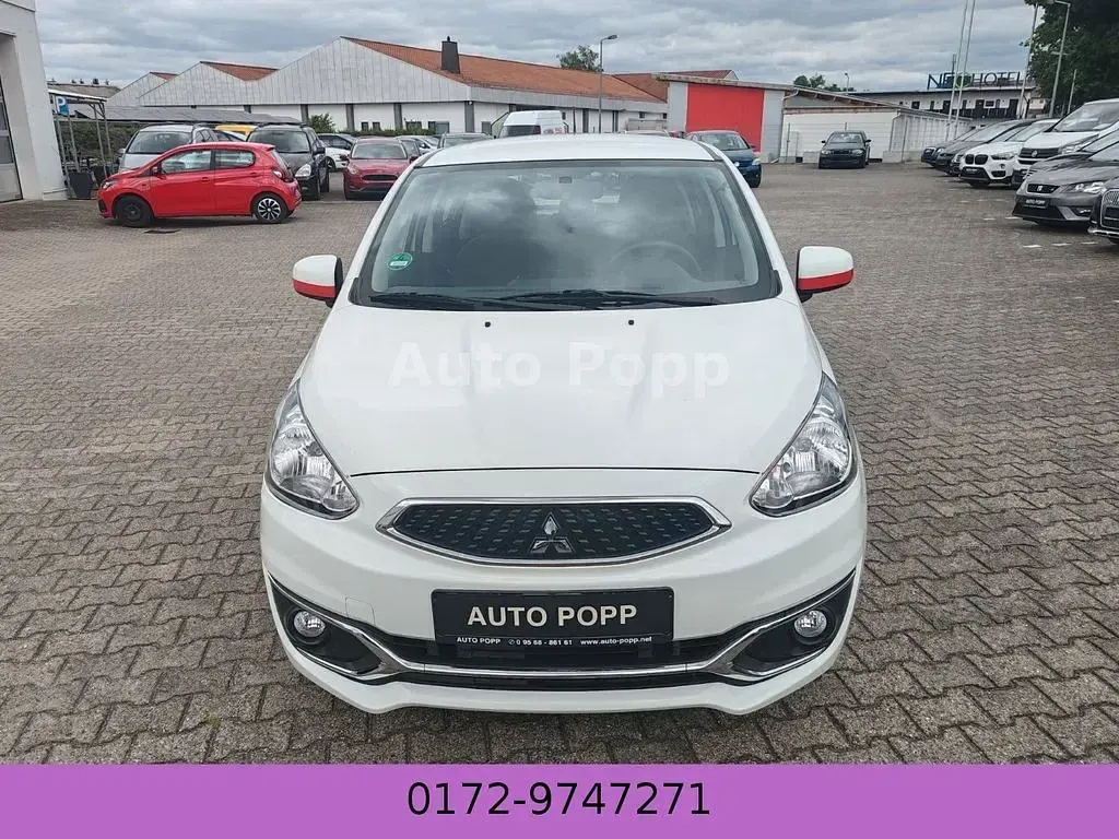 Gebraucht Mitsubishi Space Star Basis 71 PS (52 kW) 2019 Weiß Kleinwagen