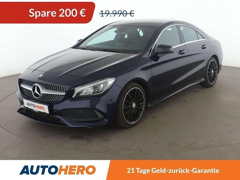 Blau Gebraucht 2016 Mercedes CLA200 AMG line Limousine | 19.340 € (Etwas zu teuer) - Bild 1/3