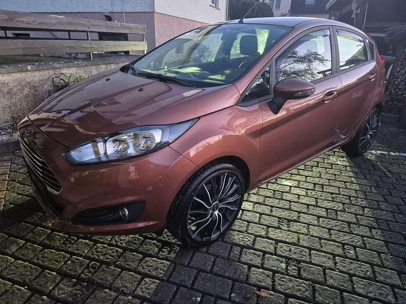 Gebraucht Ford Fiesta Titanium 82 PS (60 kW) 2014 Braun Kleinwagen