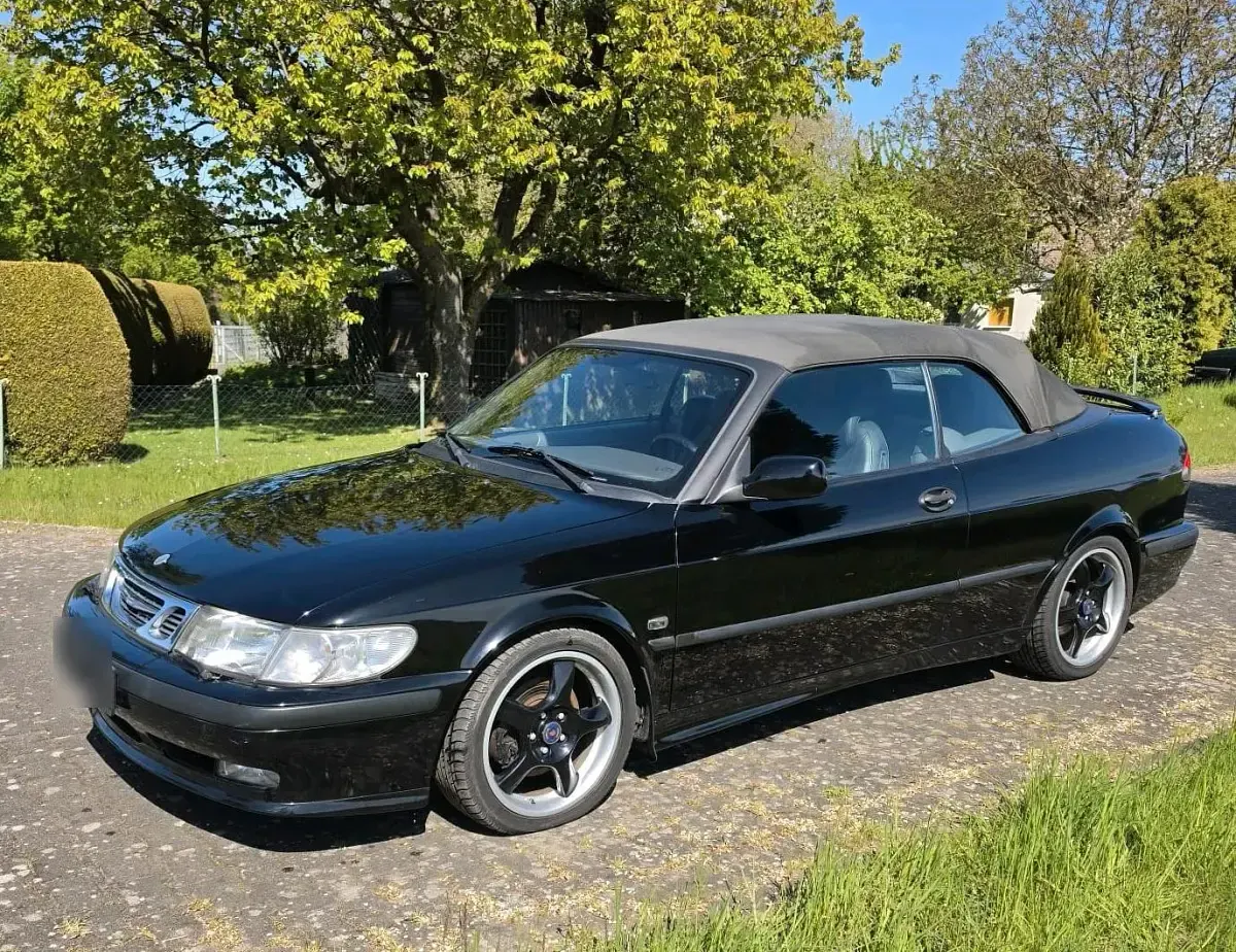 Gebraucht Saab 9-3 Cabriolet 220 PS (161 kW) 2000 Schwarz Cabrio