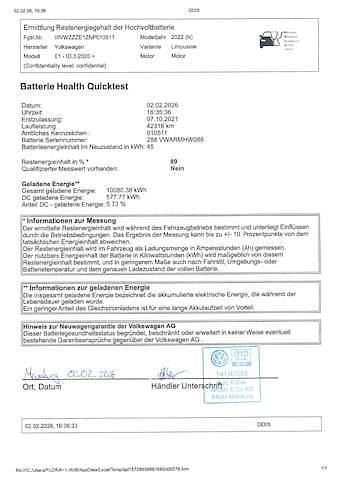 Gebraucht VW ID.3 Pure 110 kW (150 PS) 2022 Kleinwagen