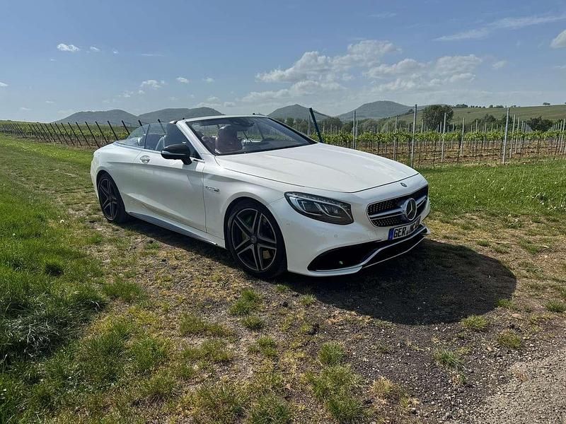 Weiß Gebraucht 2016 Mercedes S63 AMG AMG Cabrio | 99.999 € (Teuer) - Bild 1/4