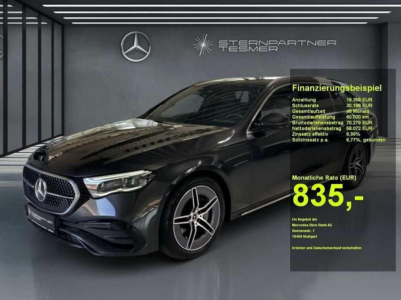 Grau Gebraucht 2024 Mercedes E450 AMG Limousine | 75.450 € (Etwas zu teuer) - Bild 1/3