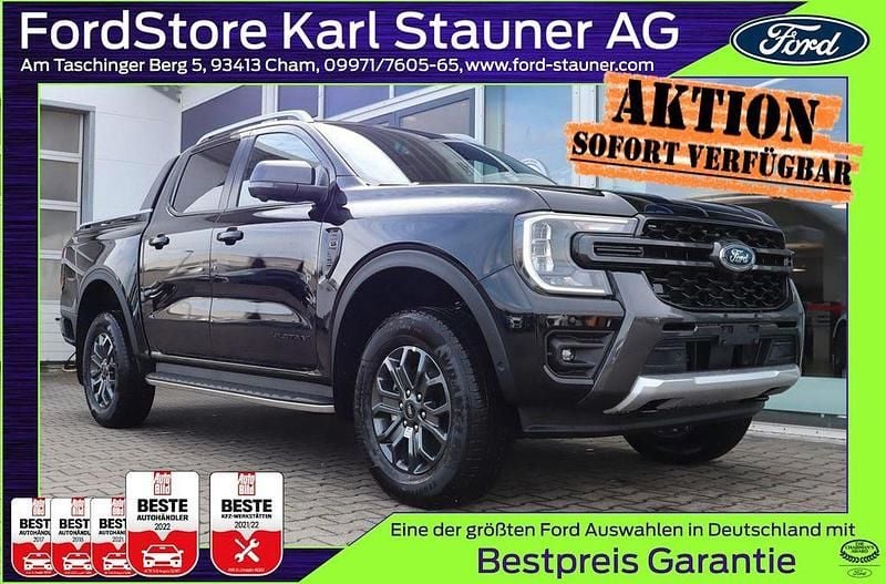 Schwarz Neu 2025 Ford Ranger Wildtrack Abholung | 55.906 € (Superpreis) - Bild 1/4