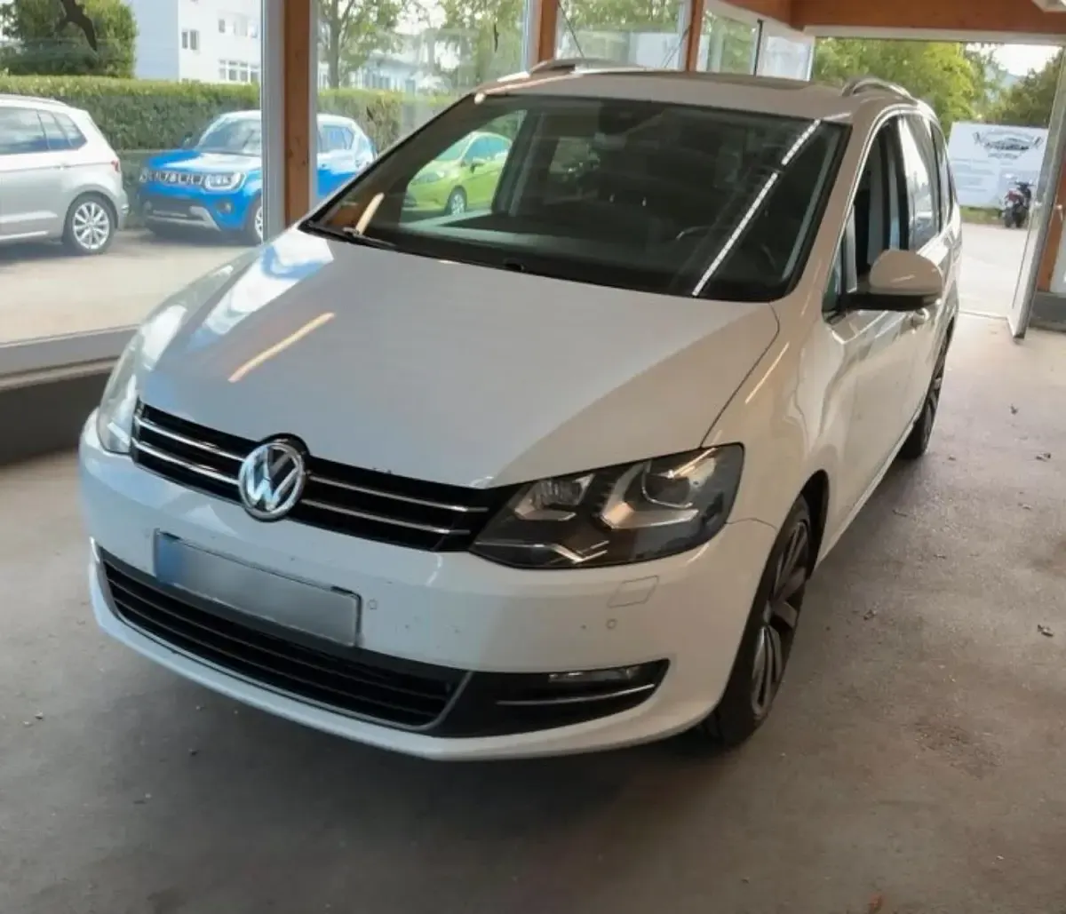 Gebraucht VW Sharan Highline 184 PS (135 kW) 2016 Weiß Van / Kleinbus