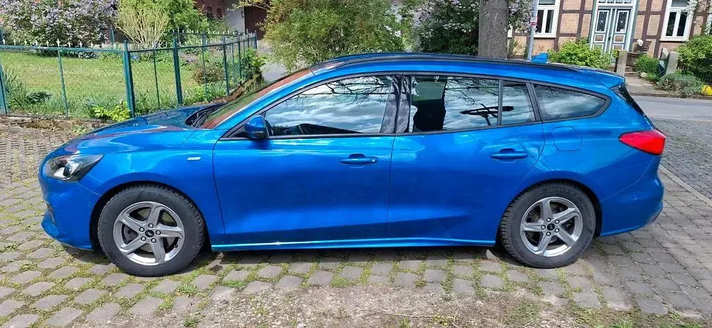 Brugt Ford Focus ST-Line 182 HK (133 kW) 2019 Blå Stationcar