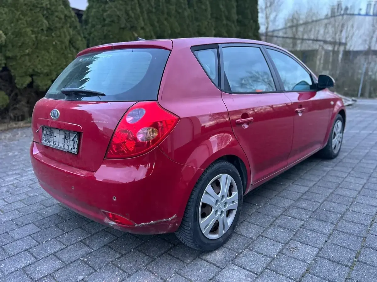 Gebraucht Kia Ceed 2007 Rot Kleinwagen