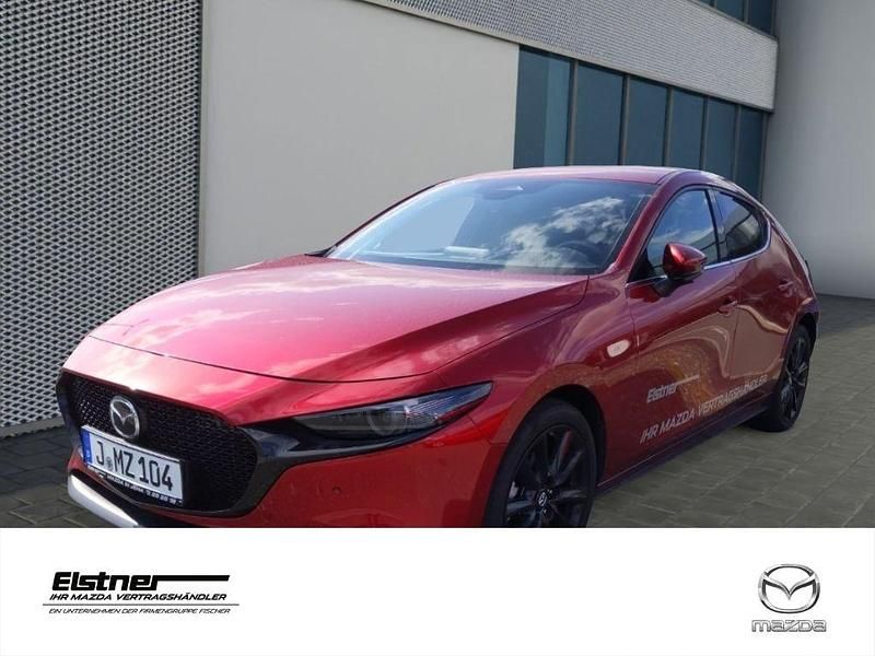 Rot Gebraucht 2023 Mazda 3 Exclusive-Line Kleinwagen | 29.488 € (Fairer Preis) - Bild 1/4