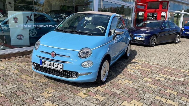 Blau Gebraucht 2019 Fiat 500C S Cabrio | 13.900 € (Etwas zu teuer) - Bild 1/4