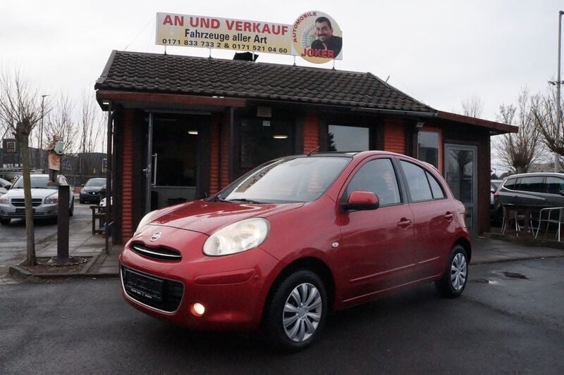 Rot Gebraucht 2011 Nissan Micra Tekna Kleinwagen | 3.590 € (Guter Preis) - Bild 1/4