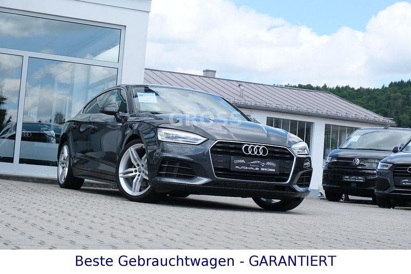 Grau Gebraucht 2017 Audi A5 Sportback Sport Limousine | 19.499 € (Fairer Preis) - Bild 1/4