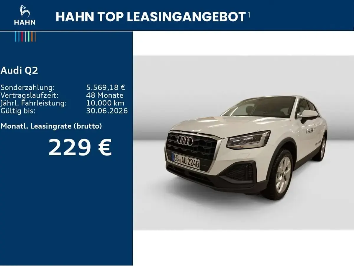 Gebraucht Audi Q2 116 PS (85 kW) 2026 Weiß SUV