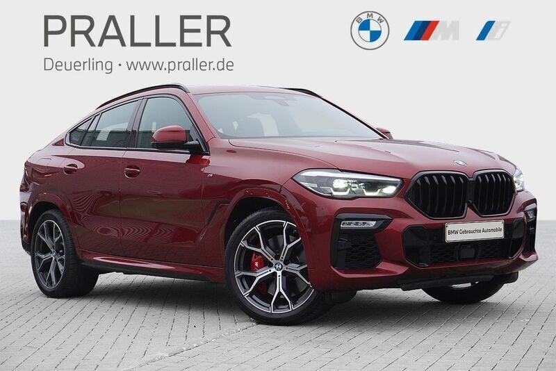 Rot Gebraucht 2020 BMW X6 M50 Sport Line SUV | 61.750 € (Superpreis) - Bild 1/4