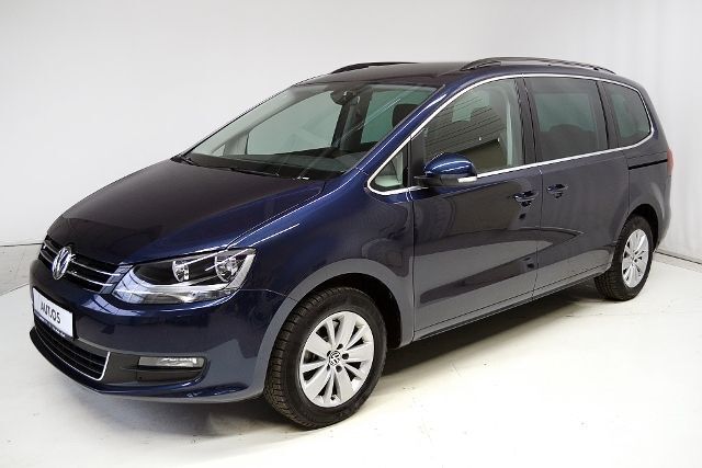 Gebraucht VW Sharan Comfortline 150 PS (110 kW) 2016 Blau metallic Van / Kleinbus