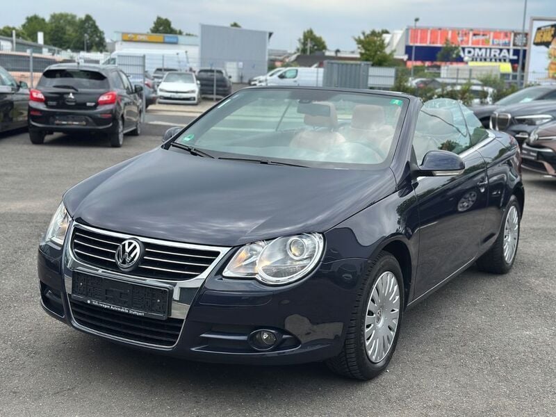 Blau Gebraucht 2008 VW Eos Cabrio | 5.900 € (Fairer Preis) - Bild 1/4