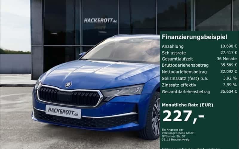Blau Neu 2025 Skoda Octavia Tour Kombi | 42.790 € (Teuer) - Bild 1/4