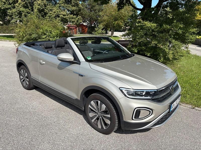 Grau Gebraucht 2023 VW T-Roc Cabriolet Style Cabrio | 23.300 € (Guter Preis) - Bild 1/4