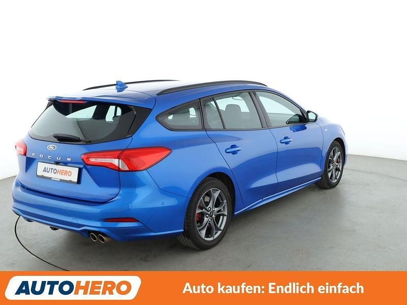 Gebraucht Ford Focus ST-Line 125 PS (91 kW) 2019 Blau Kombi