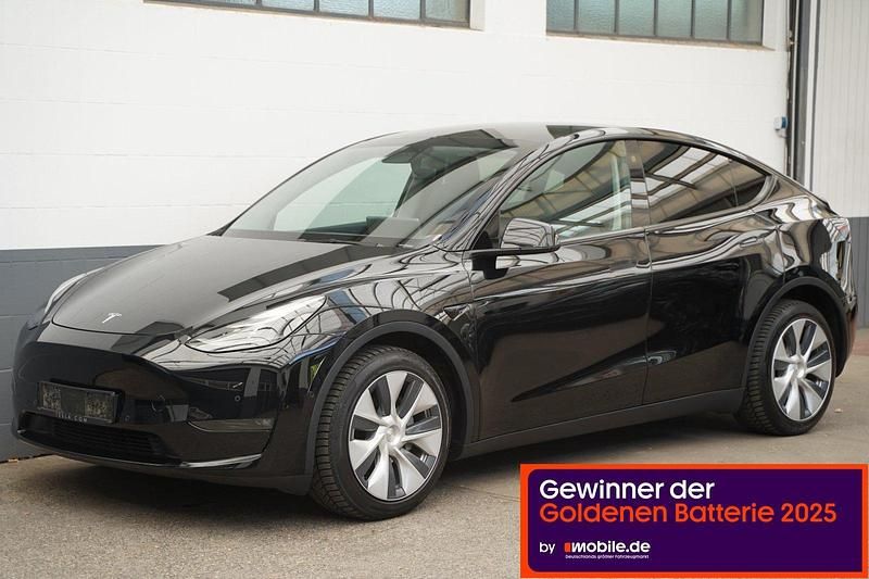 Schwarz Gebraucht 2021 Tesla Model Y Long Range SUV | 32.549 € (Fairer Preis) - Bild 1/4