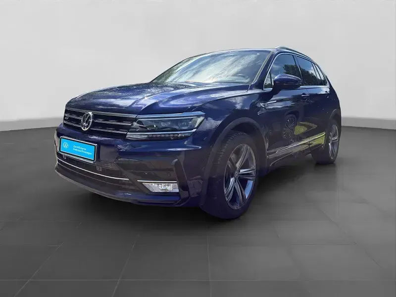 Gebraucht VW Tiguan Highline 190 PS (139 kW) 2017 Blau SUV