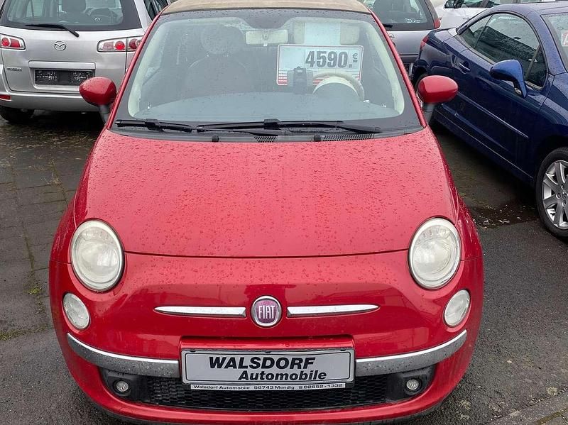 Gebraucht Fiat 500 Lounge 101 PS (74 kW) 2010 Aubergine met. Cabrio