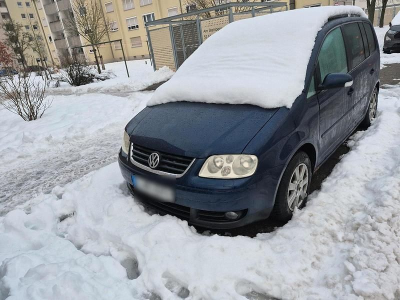 Gebraucht VW Touran 116 PS (85 kW) 2006 Blau Van / Kleinbus