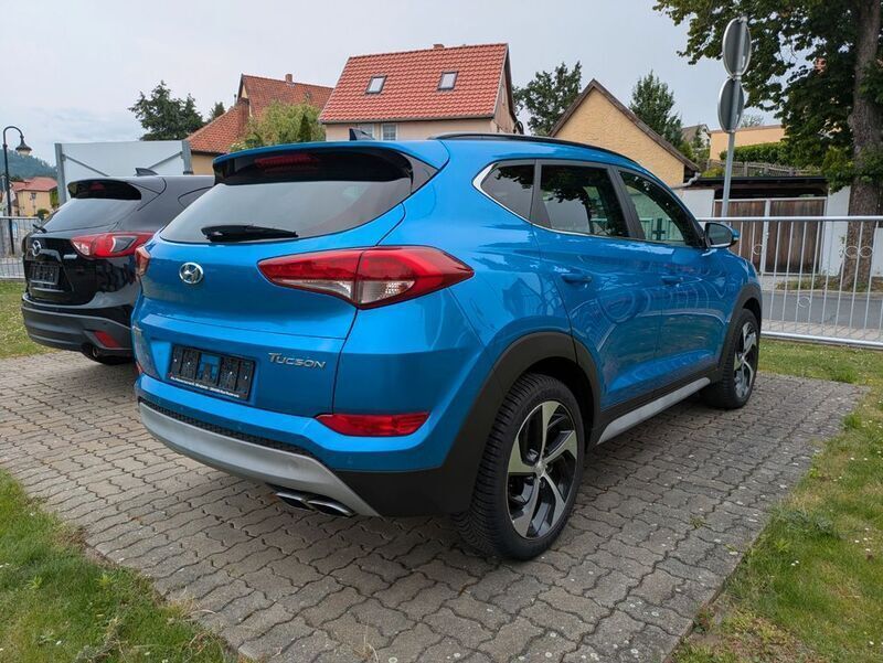 Gebraucht Hyundai Tucson Style 177 PS (130 kW) 2017 Blau SUV